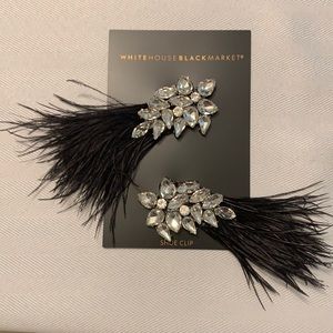 White house Black Market Ornamental Shoe Clips